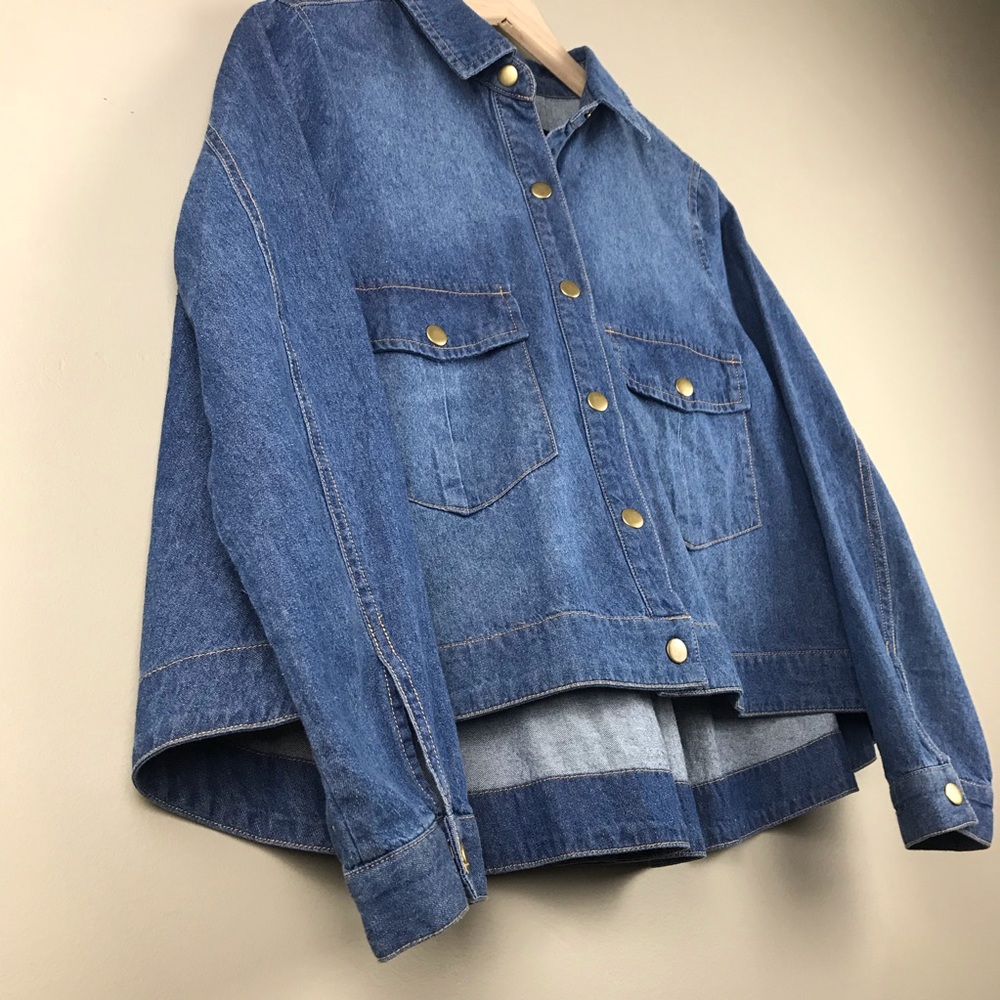 CURRENT AIR || Denim Crop - Picture 5 of 6